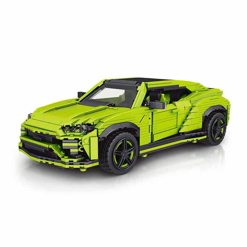 Mould King 10019 Klemmbaustein Set grüner SUV