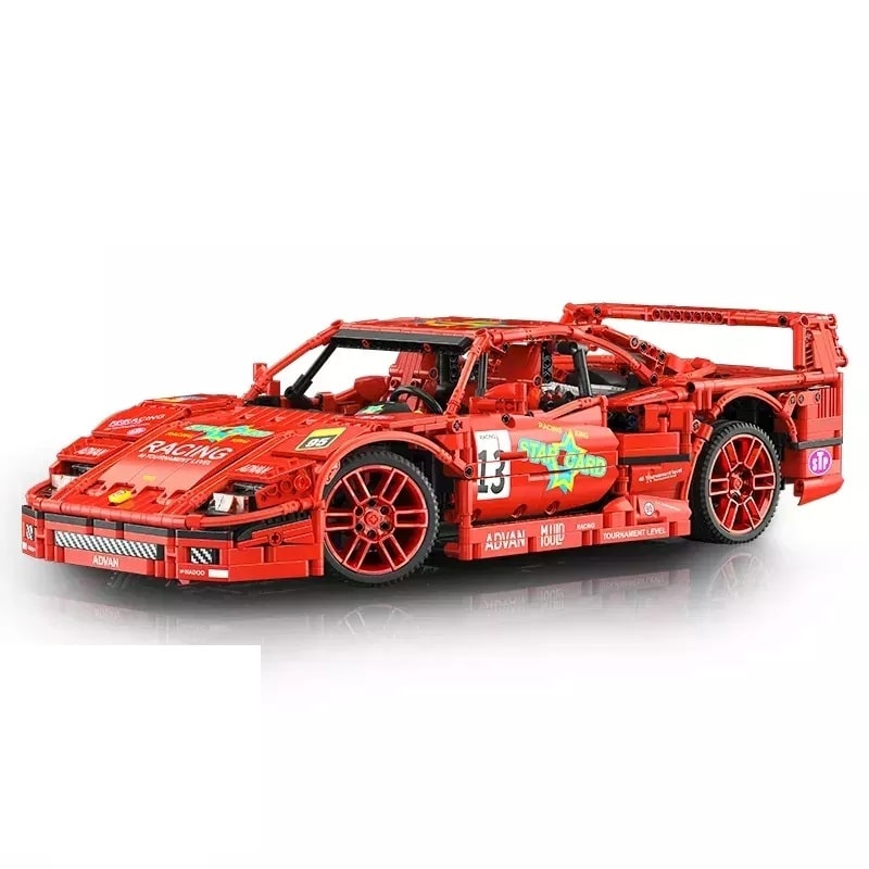 Roter Klemmbaustein Ferrari