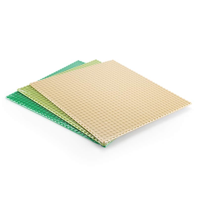 Klemmbaustein Grundplatten beige