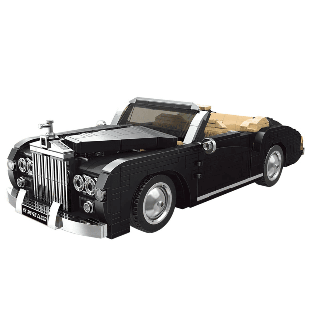Schwarzer Klemmbaustein Luxus Oldtimer
